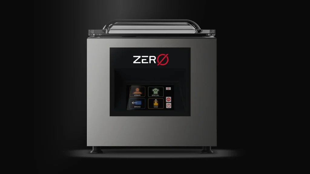Image of professional vacuum packer Zero with logo made by Ojaru